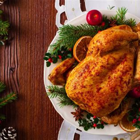 chapon aux épices de noël